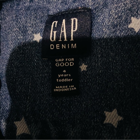 GAP Denim Jacket with Star Pattern - Picture 5 of 5